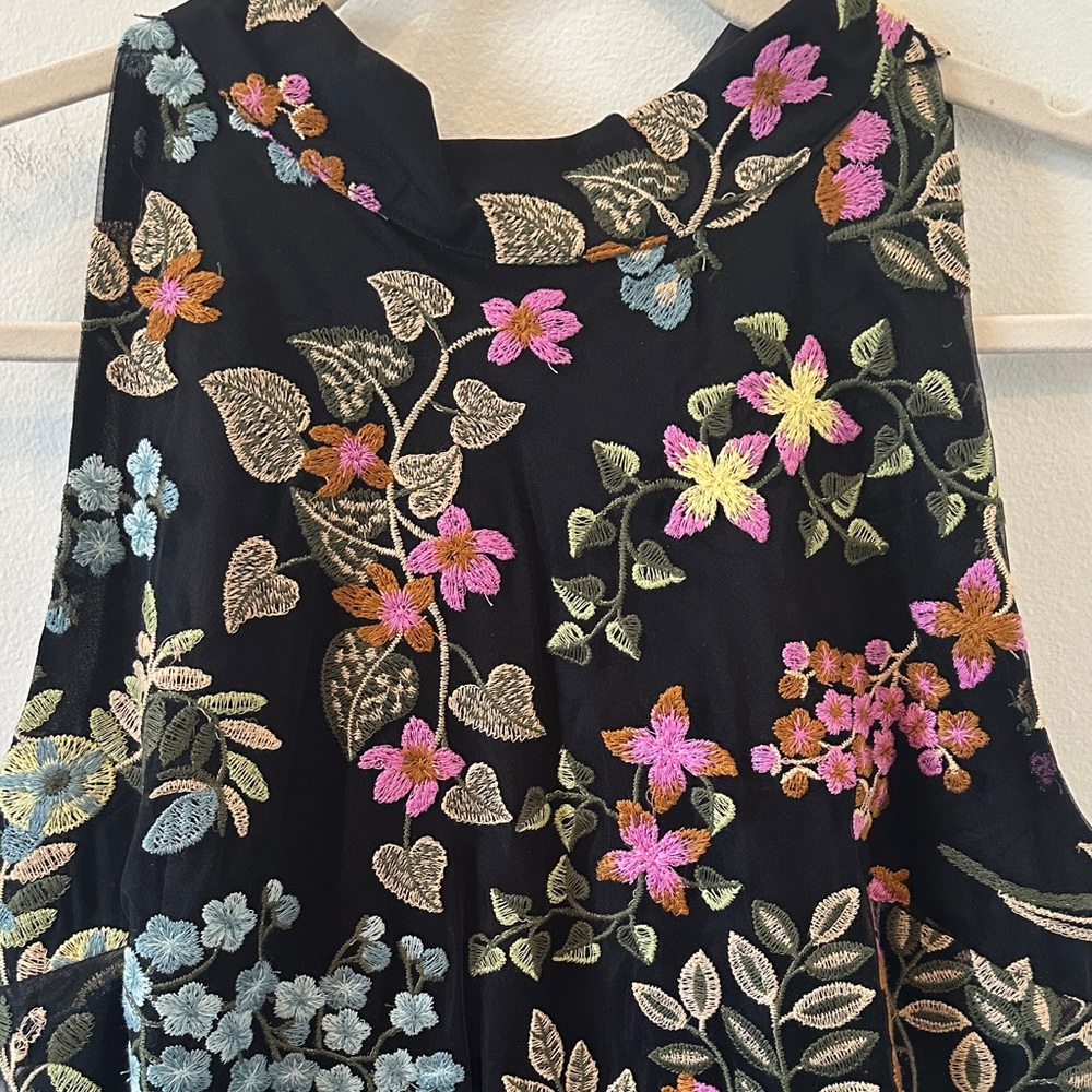Sam Edelman floral embroidered dress Size 8 - Picture 4 of 8